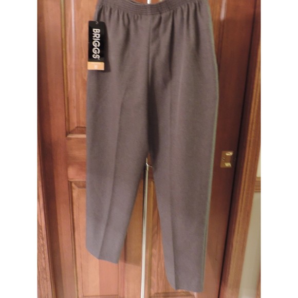 Briggs Pants 8P Women's Heather Gray Stretch Pants Size 8 Petite - Picture 3 of 6